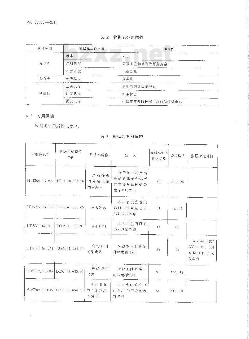 WS 377.5-2013 妇女保健基本数据集 第5部门:产前筛查与诊断 WS 377.5-2013 妇女保健基本数据集 第5部门:产前筛查与诊断