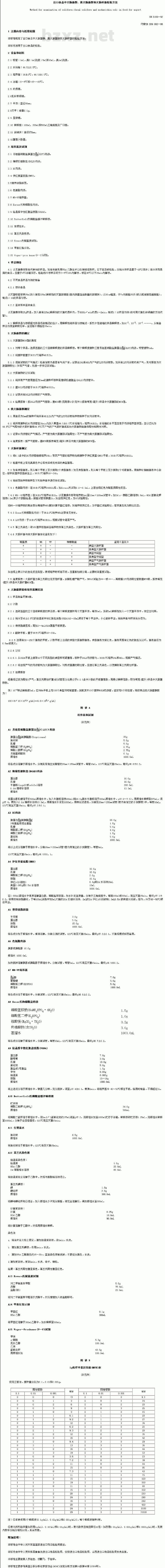 SN 0169-1992 出口食品中大肠菌群、粪大肠菌群和大肠杆菌检验方法 SN 0169-1992 出口食品中大肠菌群、粪大肠菌群和大肠杆菌检验方法