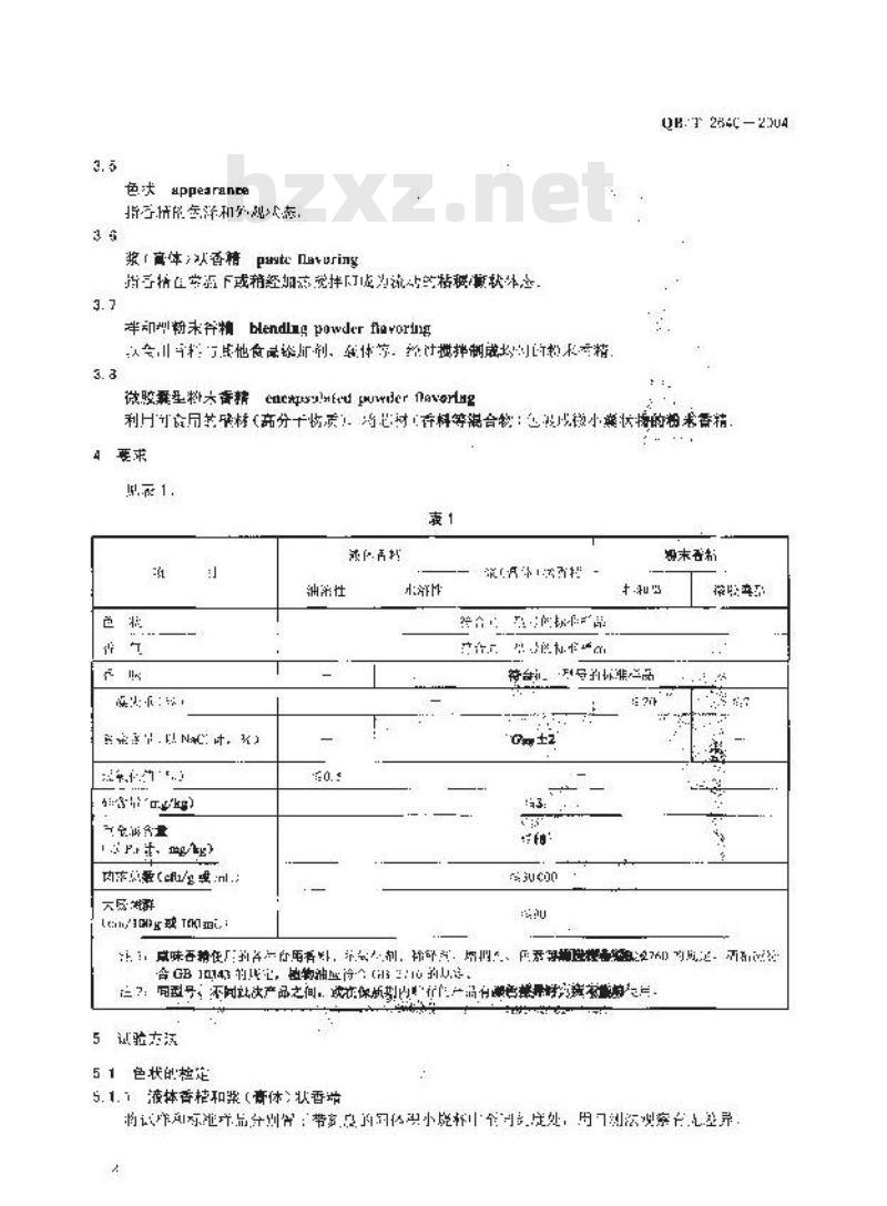 QB/T 2640-2004 咸味食品香精 QB/T 2640-2004 咸味食品香精