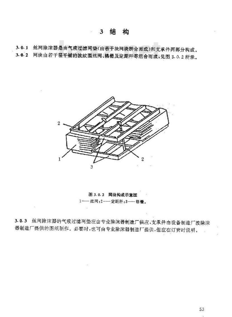 HG/T 21618-1998 丝网除沫器 HG/T 21618-1998 丝网除沫器