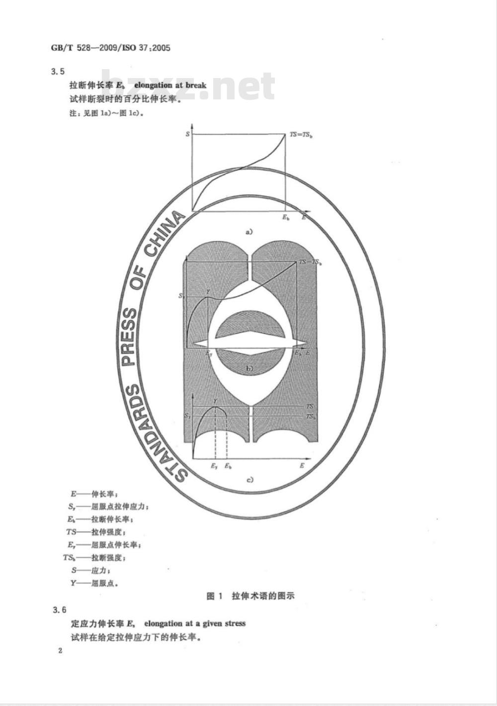 GB/T 528-2009 硫化橡胶或热塑性橡胶 拉伸应力应变性能的测定 GB/T 528-2009 硫化橡胶或热塑性橡胶 拉伸应力应变性能的测定