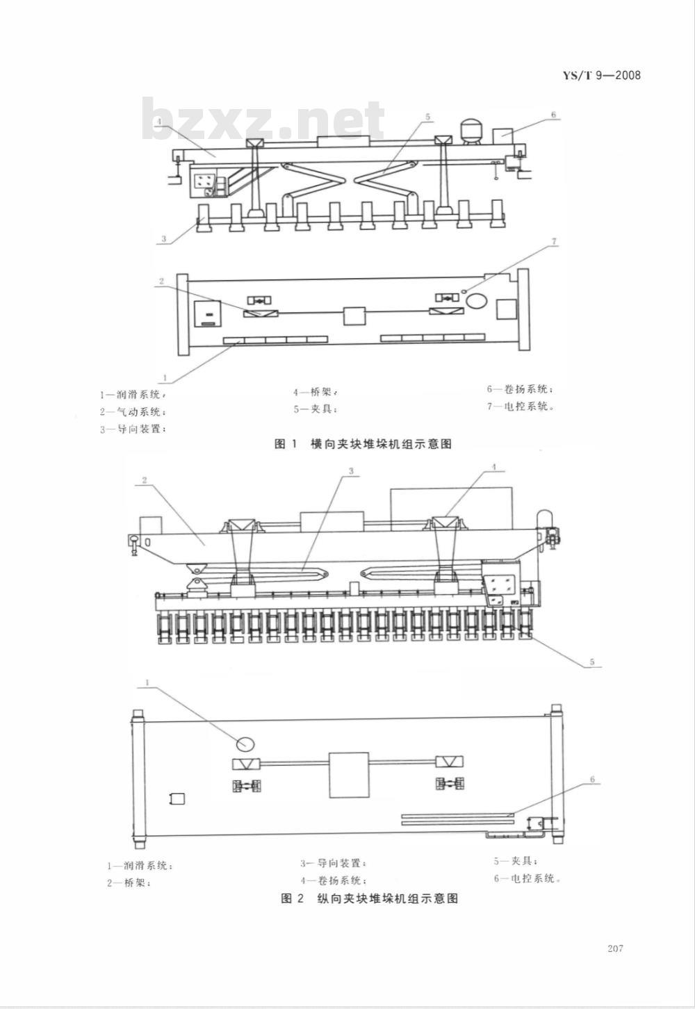 YS/T 9-2008 阳极炭块堆垛机组 YS/T 9-2008 阳极炭块堆垛机组